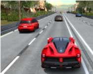 Highway road racing auts HTML5 jtk