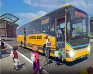 School bus game driving sim jtkok ingyen